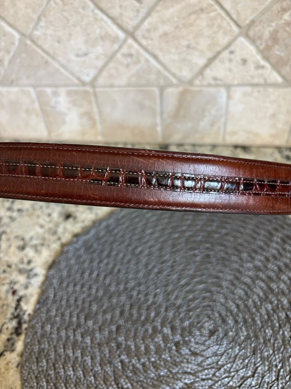 Nadim Women’s or Men’s Leather Brown Cognac Belt